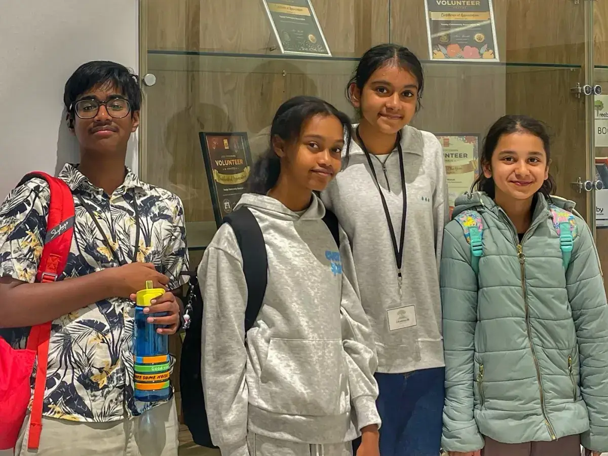 Students smiling and enjoying their learning experience at AKademy38